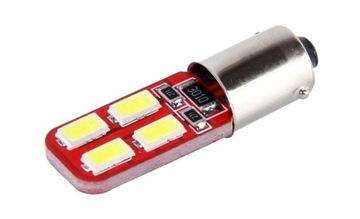 BA9S СВЕТОДИОДНАЯ ЛАМПА 8 SMD T4W 200LM 5730 БЕЛАЯ