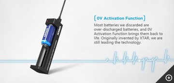 XTAR MC1 18650/26650 Li-ION USB-зарядное устройство