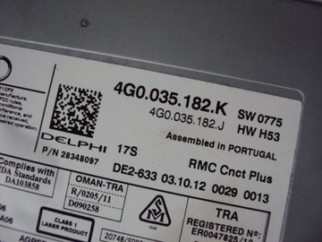 фото thumb №8, Зчитувач навігації mmi audi a6 c7 4g0035182k