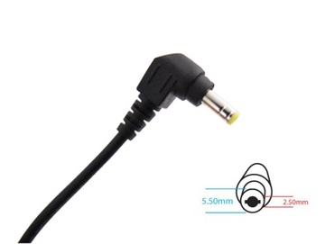 Зарядное устройство ADP-65AW PA-1650-02 для ноутбука ASUS TOSHIBA 19В, вилка 5,5-2,5 мм