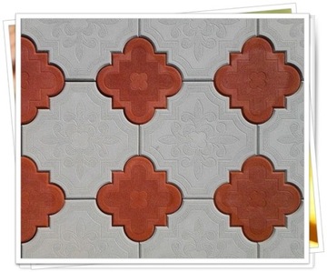 Форма для брусчатки CLOVER ORIENT 4,5см формы