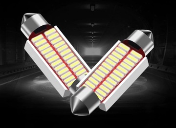 СВЕТОДИОДНАЯ ЛАМПА 24 SMD 4014 C5W C10W CANBUS 41мм 42мм