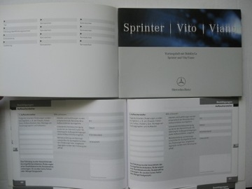 Сервисная книжка Мерседес Спринтер Vito DE 2007г.