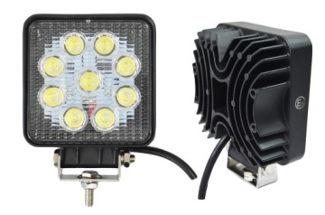 фото thumb №4, Лампа робоча протитуманна фара світлодіодна 1845 lumenów 110x110x50 / 9cre ledx3 wat посилена