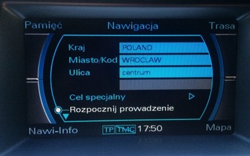 ПОЛЬСКОЕ МЕНЮ AUDI MMI 2G Q7 A8 A6 A5 A4 НАВИГАЦИЯ