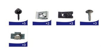 фото thumb №1, Кліпси захист pod бампером peugeot 307 308 kpl