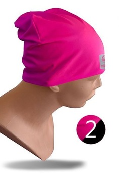 Czapka Smurf Antybakteryjna Dwustronna Fluo 12