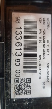 фото thumb №7, Счетчик приборная панель do citroen c3 iii