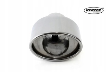 фото thumb №15, Наконечник выхлоп глушителя накладка na гаситель хром сталь нержавеющая mt 014