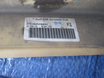 фото thumb №3, Audi 4f0 rs6 молдинг поріг ліва idealna сіра