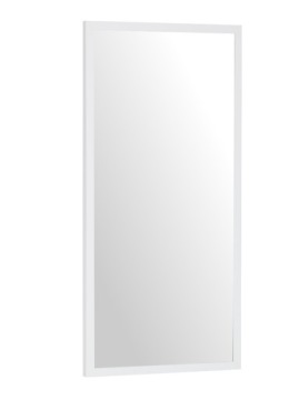 LUSTRO 115X35 в узкой раме PREMIUM белый черный