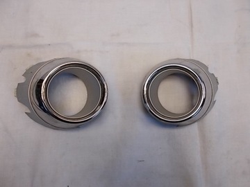 фото thumb №1, Kia rio iii lift 15- хром решётка противотуманной фары sedan