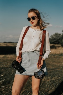 ПРОФОТО КОЖАНАЯ РЕМНЯ ДЛЯ ФОТОГРАФИИ ЧЕРНАЯ 3.8