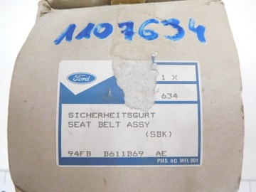 фото thumb №9, Pas безпеки лівий задня ford fiesta 1107634