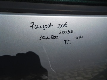 фото thumb №5, Двері зад праві eu peugeot 206 03r. fl універсал ezr