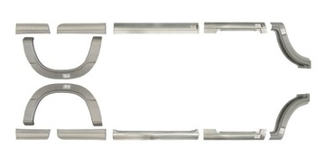 фото thumb №1, Sprinter lt 95-06 середній поріг ремкомплект підкрилок оцинковка kpl