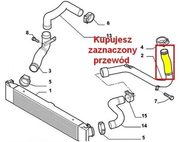фото thumb №8, Fiat ducato citroen jumper boxer 3,0 hdi шланг труба шланг turbo интеркулер