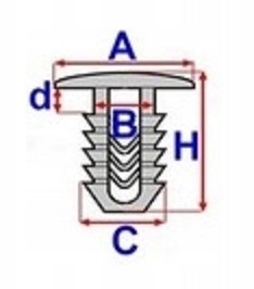 фото thumb №5, Клипса колодка seat exeo skoda superb vw passat b5