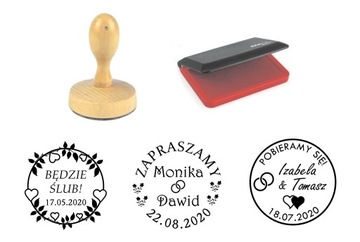 PIECZĘĆ NA ŚLUB PIECZĄTKA ŚLUBNA STEMPEL WESELE