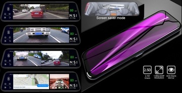Новейшее 12-дюймовое зеркало Android ADAS 4G WiFi GPS