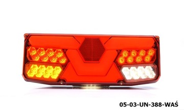 фото thumb №2, Лампа зад напівпричіп ліва з трикутником led з габаритний ліхтар