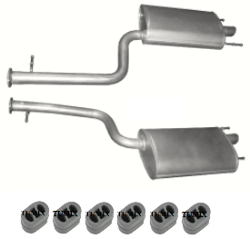 фото thumb №1, Гаситель конечный левый правый lexus ls 600 5.0 глушители