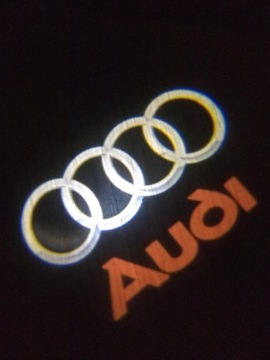 СВЕТОДИОДНЫЕ ПРОЕКТОРЫ ЛОГОТИПА AUDI 7 рисунков A3 A4 A5 A6 A8