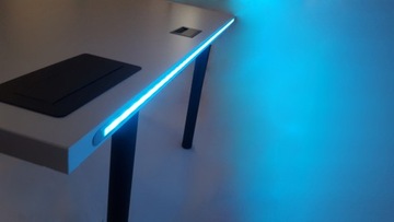 ИГРОВОЙ СТОЛ 160х80 БЕЛЫЙ СВЕТОДИОД КРУПНЫЙ ПРОИЗВОДИТЕЛЬ