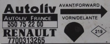 фото thumb №2, Модуль датчик подушок подушка безпеки master ii 7700313265