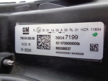 фото thumb №8, Лампа права фара opel astra v k 15- led