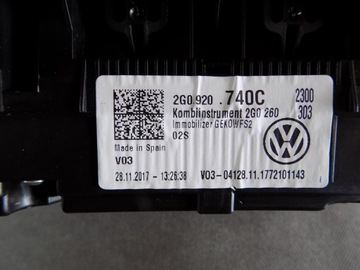 фото thumb №8, Vw polo 2g 1.0 mpi спидометр 2g0920740c