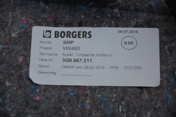 фото thumb №5, 4x обивка дверь обшивки vw arteon 3g8867211