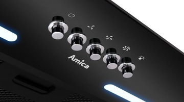 КАПОТ AMICA OMP 6253BG ЧЕРНОЕ СТЕКЛО!!!