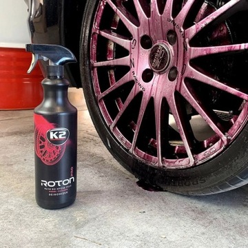 Zestaw K2 Roton Pro żel do mycia felg 1l Pędzel