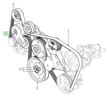 фото thumb №2, Натягувач ремінь land rover defender 2007-