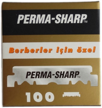 Бритвенные лезвия Perma-Sharp, половинки 100 шт.