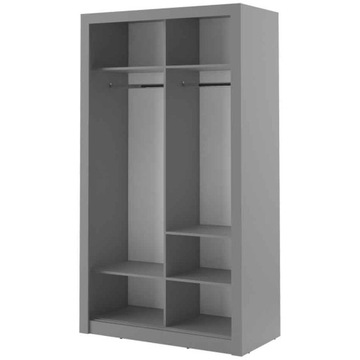 Зеркало для гардероба DOUBLE DOOR 120x60x215 см БЕЛЫЙ Матовый