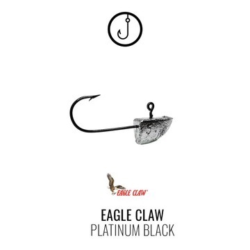 Główki TRÓJKĄTNE |EAGLE CLAW BLACK|HAK 6| 2g |5szt