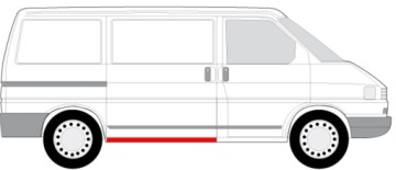 фото thumb №2, Порог дверь сдвижные vw transporter t4 1990-2003 r