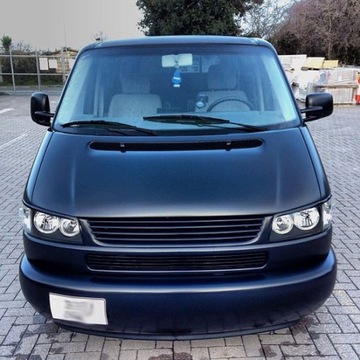 фото thumb №11, Vw transporter t4 лампы фары чёрный кольца led
