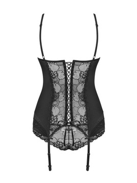 Gorset stringi koronka sex komplet obsessive s/m