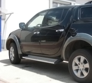 Накладки дверные на дверь mitsubishi l200 2006-2011 Цена, фото thumb