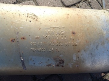 фото thumb №6, Vw beetle 5c 1.6 2.0 tdi глушник кінцевий вихлоп труба випускна