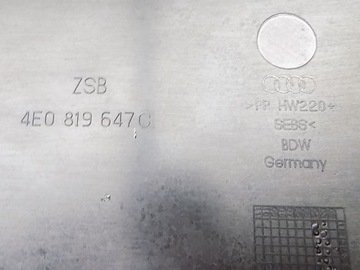 фото thumb №9, Корпус фильтра кабины пылевой - audi a8 d3 02-09