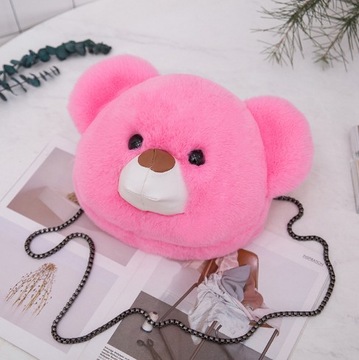 ПУШИСТАЯ СУМКА TEDDY BEDDY BEAR BEAR BAG МЕХОВЫЙ НАСТОЯЩИЙ