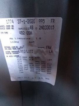 фото thumb №15, Audi a6 c5 4b рестайлінг бампер зад pdc lx7z 2001-2004 sedan накладка бампера