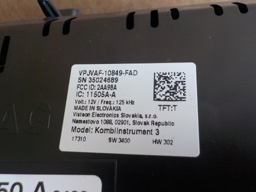 фото thumb №9, Vw arteon 1.5tsi лічильник прилади 3g5920750a