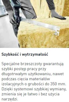 Аку. пила для изоляционных материалов ISC 240 Li
