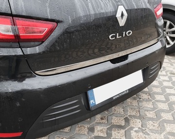 Накладка на кромку двери багажника Renault Clio 4 12+