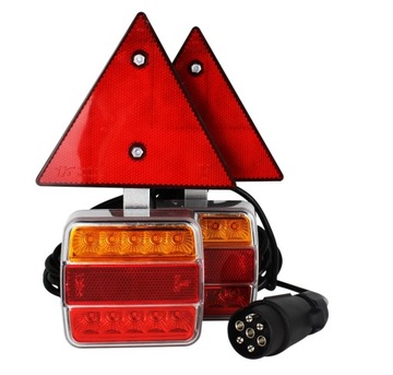 фото thumb №1, Лампы задние светодиодные na магнит с trójkątami 7 pin